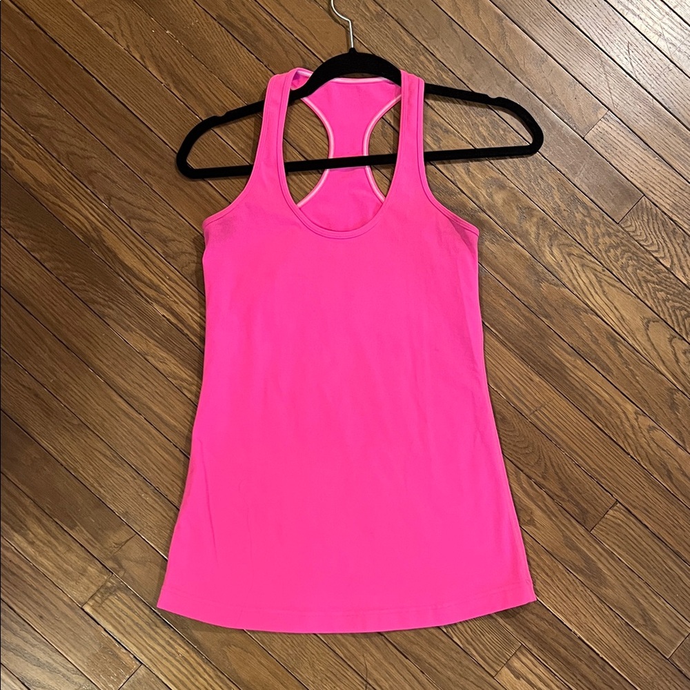Lululemon Athletica Vibrant Pink Tank Top